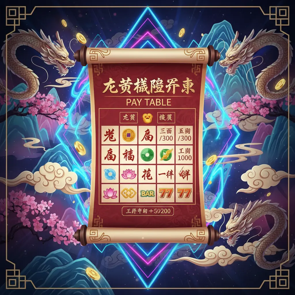 老虎機賠率表 - Table