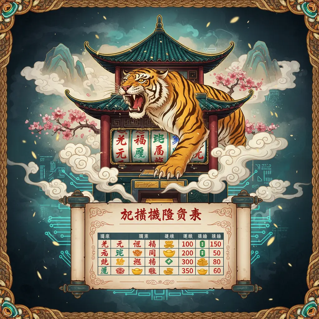 老虎機賠率表 - 老虎機