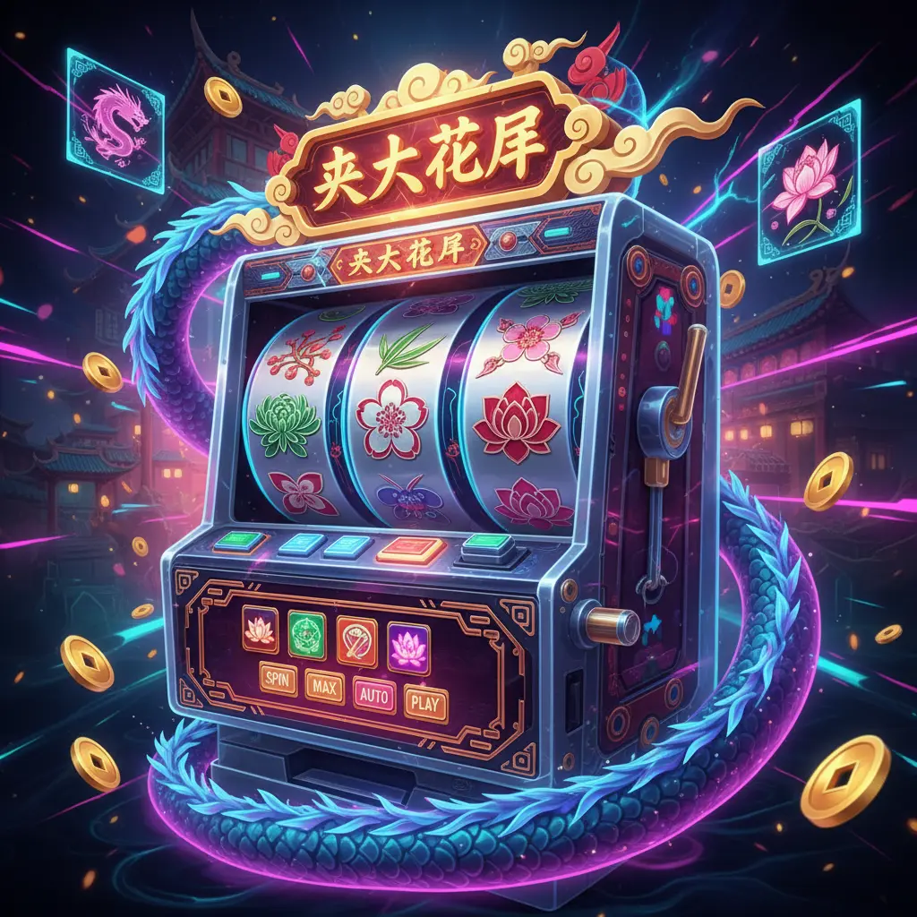 老虎機遊戲3D - 來來花牌